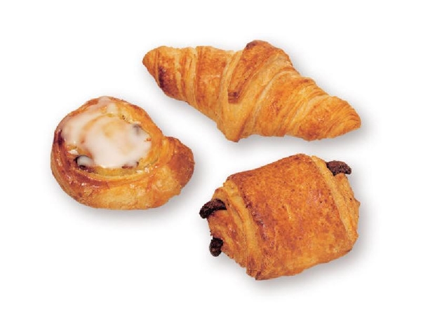 10 mini croissants assorti