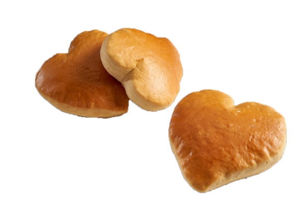 Hart brioche broodje&nbsp;4+2 gratis