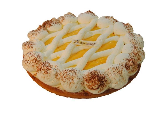 Kerst advocaatvlaai