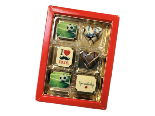 6 Vaderdag Voetbal bonbons